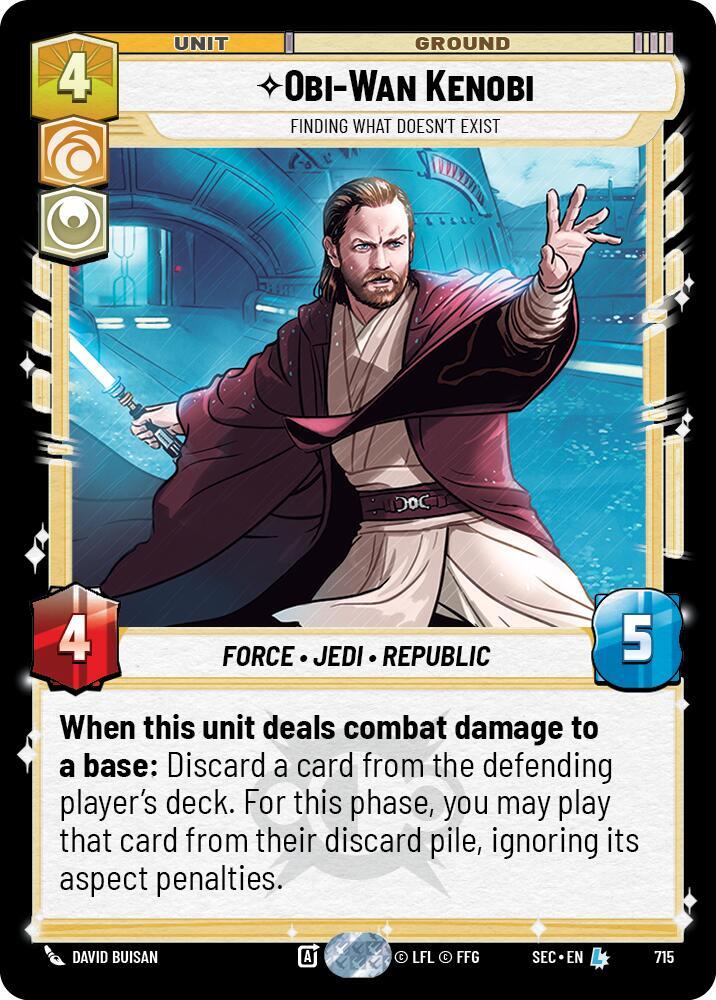 Obi-Wan Kenobi - Finding What Doesn't Exist (Foil), Secrets of Power 715