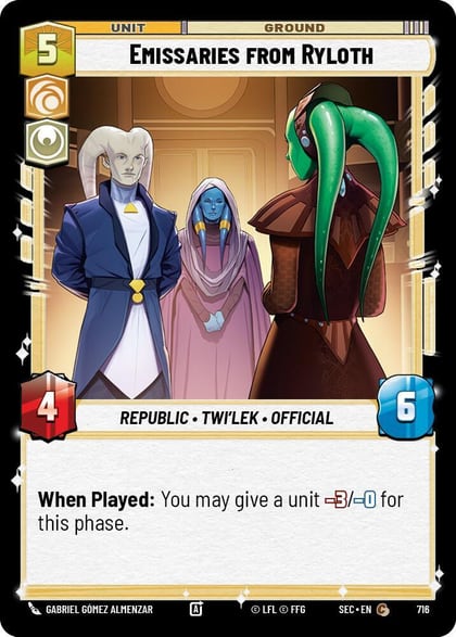 Emissaries from Ryloth (Foil), Secrets of Power 716