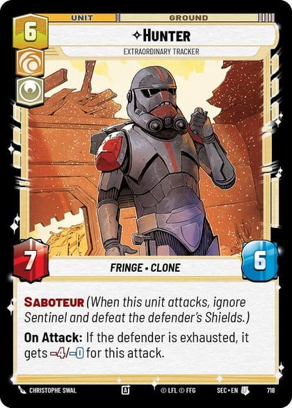 Hunter - Extraordinary Tracker (Foil), Secrets of Power 718