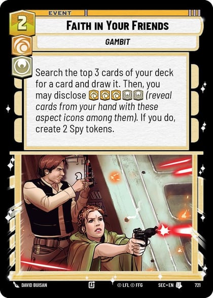 Faith in Your Friends (Foil), Secrets of Power 721