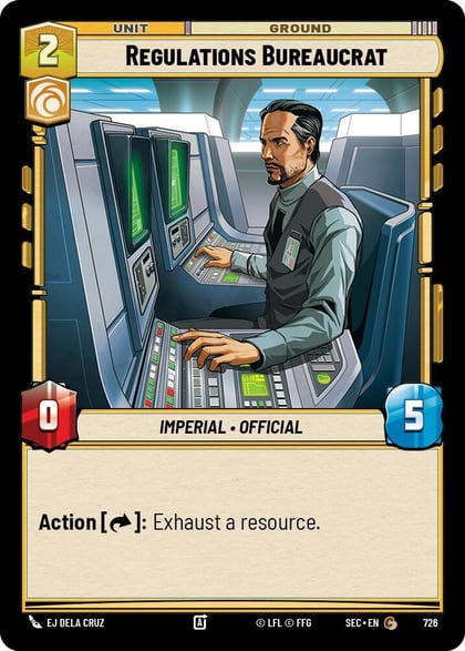 Regulations Bureaucrat (Foil), Secrets of Power 726
