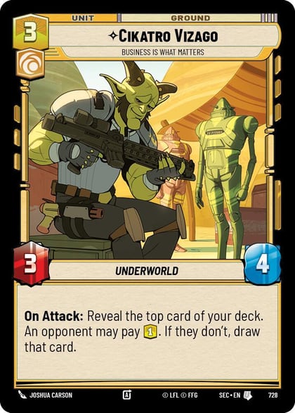 Cikatro Vizago - Business is What Matters (Foil), Secrets of Power 728