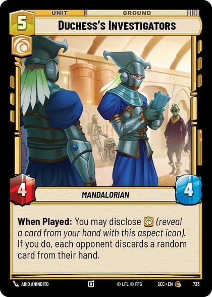 Duchess's Investigators (Foil), Secrets of Power 733
