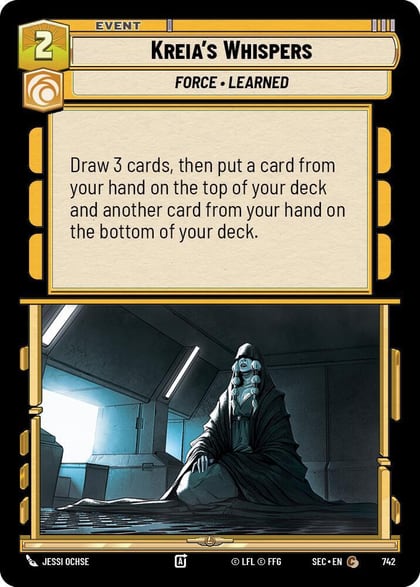 Kreia's Whispers (Foil), Secrets of Power 742