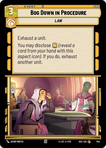 Bog Down in Procedure (Foil), Secrets of Power 744