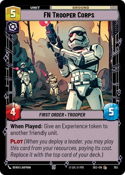 FN Trooper Corps (Foil), Secrets of Power 753