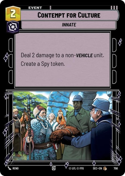 Contempt for Culture (Foil), Secrets of Power 756