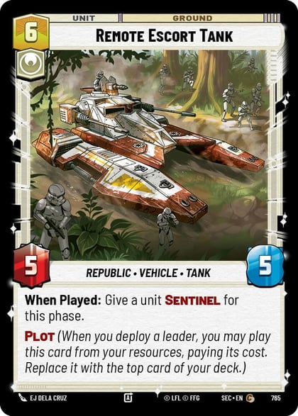Remote Escort Tank (Foil), Secrets of Power 765