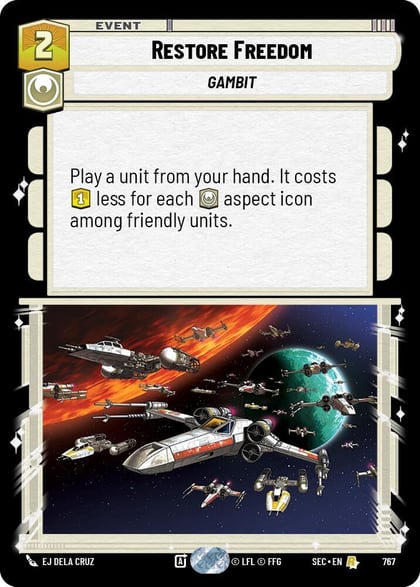 Restore Freedom (Foil), Secrets of Power 767