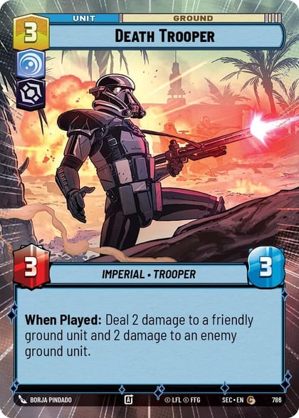 Death Trooper (Hyperspace Foil), Secrets of Power 786