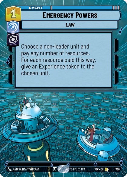 Emergency Powers (Hyperspace Foil), Secrets of Power 796