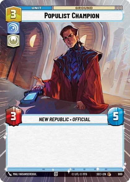 Populist Champion (Hyperspace Foil), Secrets of Power 800