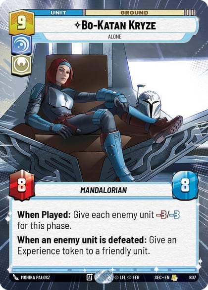 Bo-Katan Kryze - Alone (Hyperspace Foil), Secrets of Power 807
