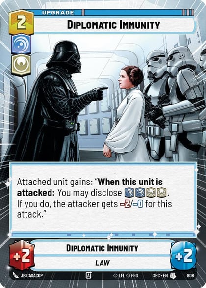 Diplomatic Immunity (Hyperspace Foil), Secrets of Power 808
