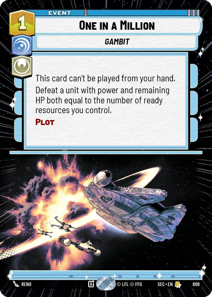 One in a Million (Hyperspace Foil), Secrets of Power 809