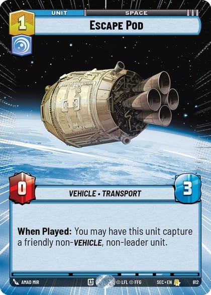 Escape Pod (Hyperspace Foil), Secrets of Power 812