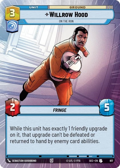 Willrow Hood - On the Run (Hyperspace Foil), Secrets of Power 817