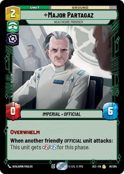 Major Partagaz - Healthcare Provider, Secrets of Power 81/264