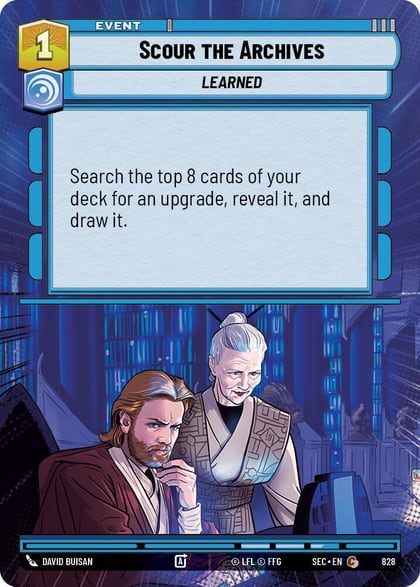 Scour the Archives (Hyperspace Foil), Secrets of Power 828