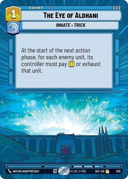 The Eye of Aldhani (Hyperspace Foil), Secrets of Power 829