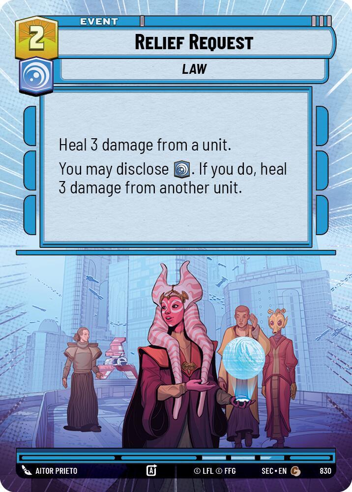 Relief Request (Hyperspace Foil), Secrets of Power 830