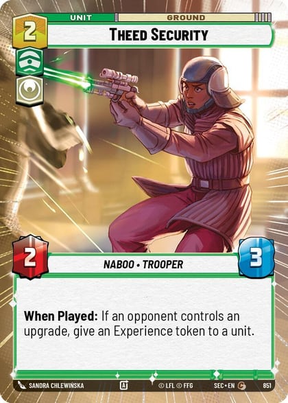 Theed Security (Hyperspace Foil), Secrets of Power 851