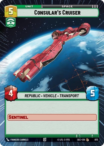 Consular's Cruiser (Hyperspace Foil), Secrets of Power 873
