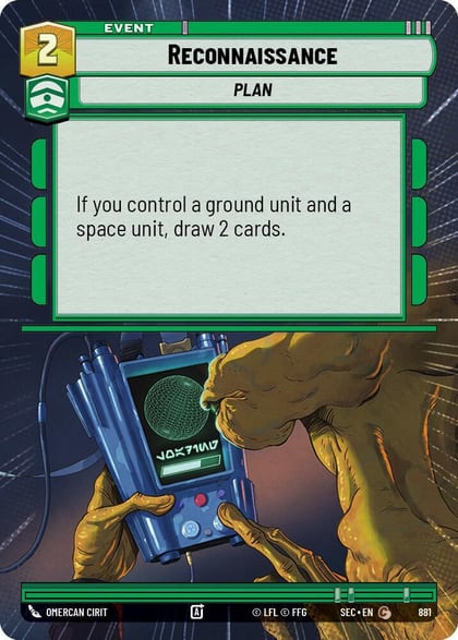 Reconnaissance (Hyperspace Foil), Secrets of Power 881