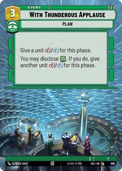With Thunderous Applause (Hyperspace Foil), Secrets of Power 885