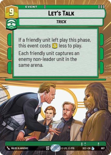 Let's Talk (Hyperspace Foil), Secrets of Power 887