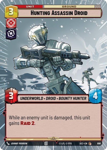 Hunting Assassin Droid (Hyperspace Foil), Secrets of Power 890