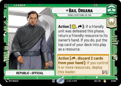 Bail Organa - Doing Everything He Can, Secrets of Power 8/264