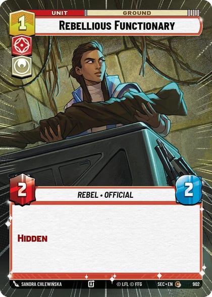 Rebellious Functionary (Hyperspace Foil), Secrets of Power 902