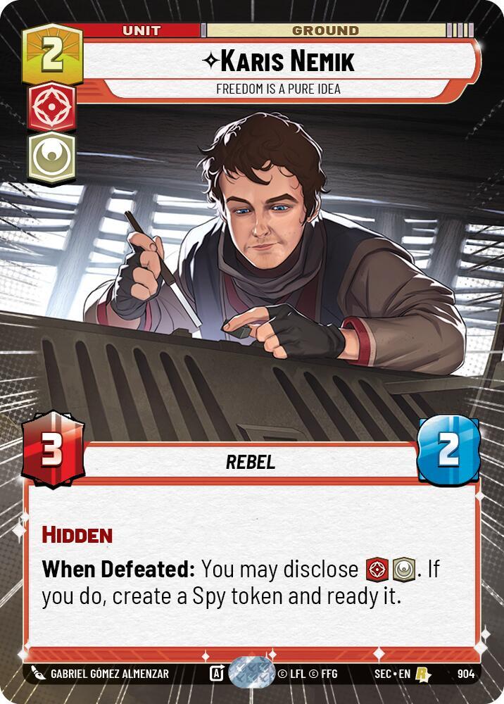 Karis Nemik - Freedom is a Pure Idea (Hyperspace Foil), Secrets of Power 904
