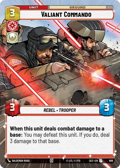 Valiant Commando (Hyperspace Foil), Secrets of Power 906
