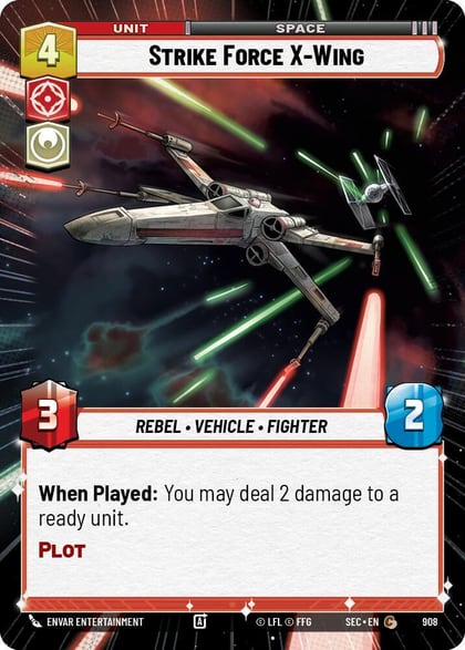 Strike Force X-Wing (Hyperspace Foil), Secrets of Power 908