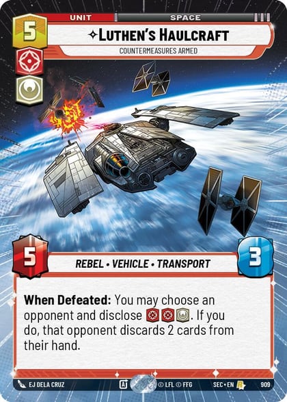 Luthen's Haulcraft - Countermeasures Armed (Hyperspace Foil), Secrets of Power 909