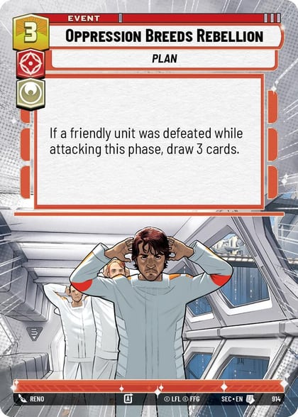 Oppression Breeds Rebellion (Hyperspace Foil), Secrets of Power 914