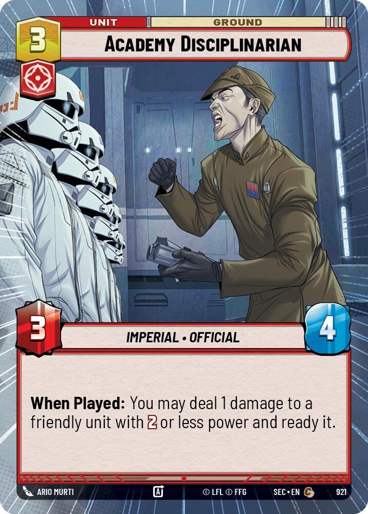 Academy Disciplinarian (Hyperspace Foil), Secrets of Power 921