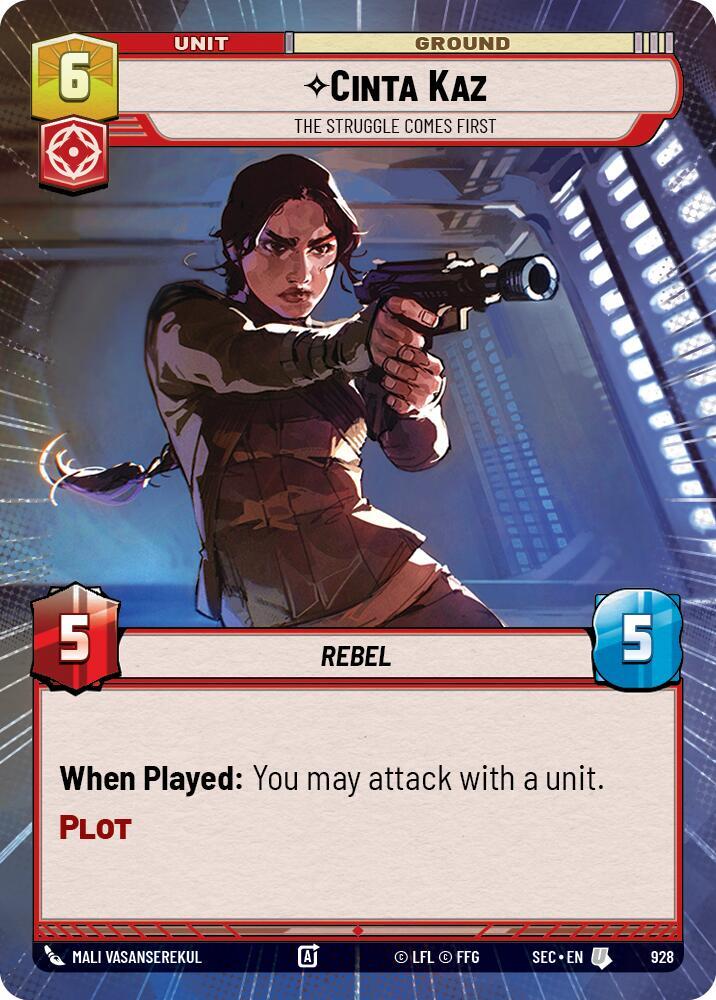 Cinta Kaz - The Struggle Comes First (Hyperspace Foil), Secrets of Power 928