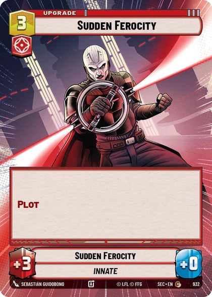 Sudden Ferocity (Hyperspace Foil), Secrets of Power 932