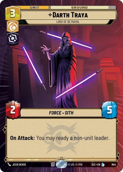Darth Traya - Lord of Betrayal (Hyperspace Foil), Secrets of Power 944