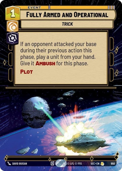 Fully Armed and Operational (Hyperspace Foil), Secrets of Power 950