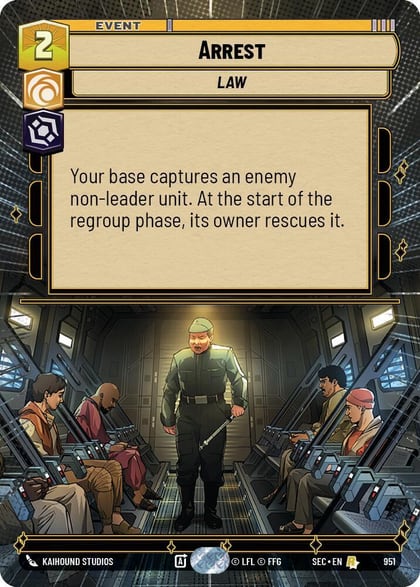 Arrest (Hyperspace Foil), Secrets of Power 951