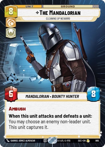The Mandalorian - Cleaning up Nevarro (Hyperspace Foil), Secrets of Power 965