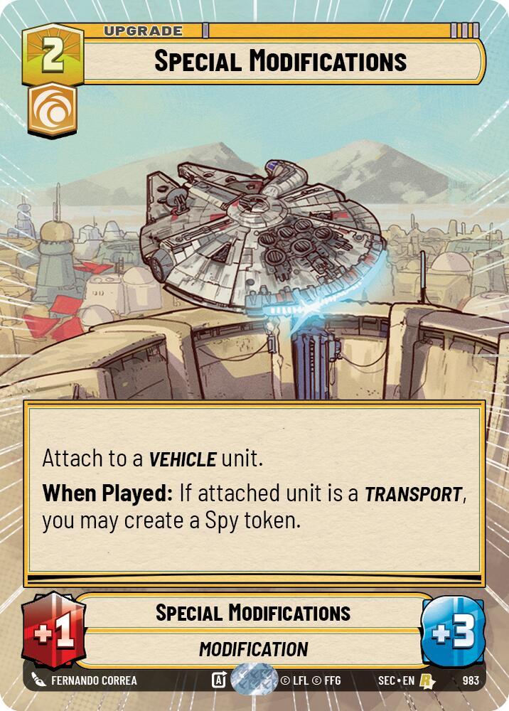 Special Modifications (Hyperspace Foil), Secrets of Power 983