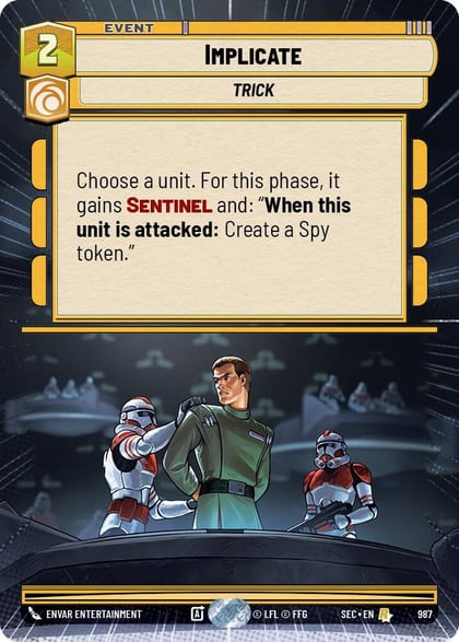 Implicate (Hyperspace Foil), Secrets of Power 987
