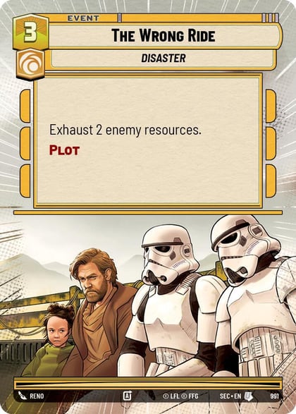 The Wrong Ride (Hyperspace Foil), Secrets of Power 991