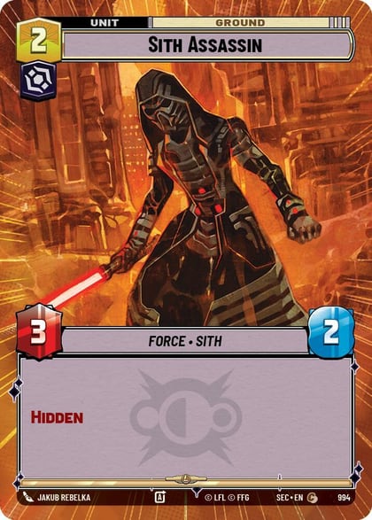 Sith Assassin (Hyperspace Foil), Secrets of Power 994