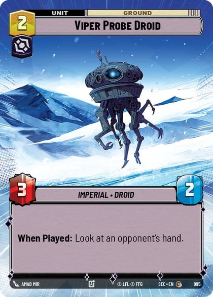 Viper Probe Droid (Hyperspace Foil), Secrets of Power 995